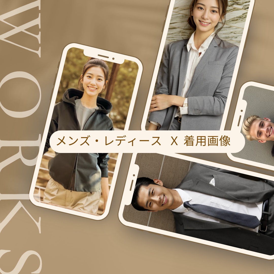 翌日納品！モデル着用撮影～サムネ画像まで承ります Amazon・楽天　商品撮影＆商品画像をセット販売！ イメージ5