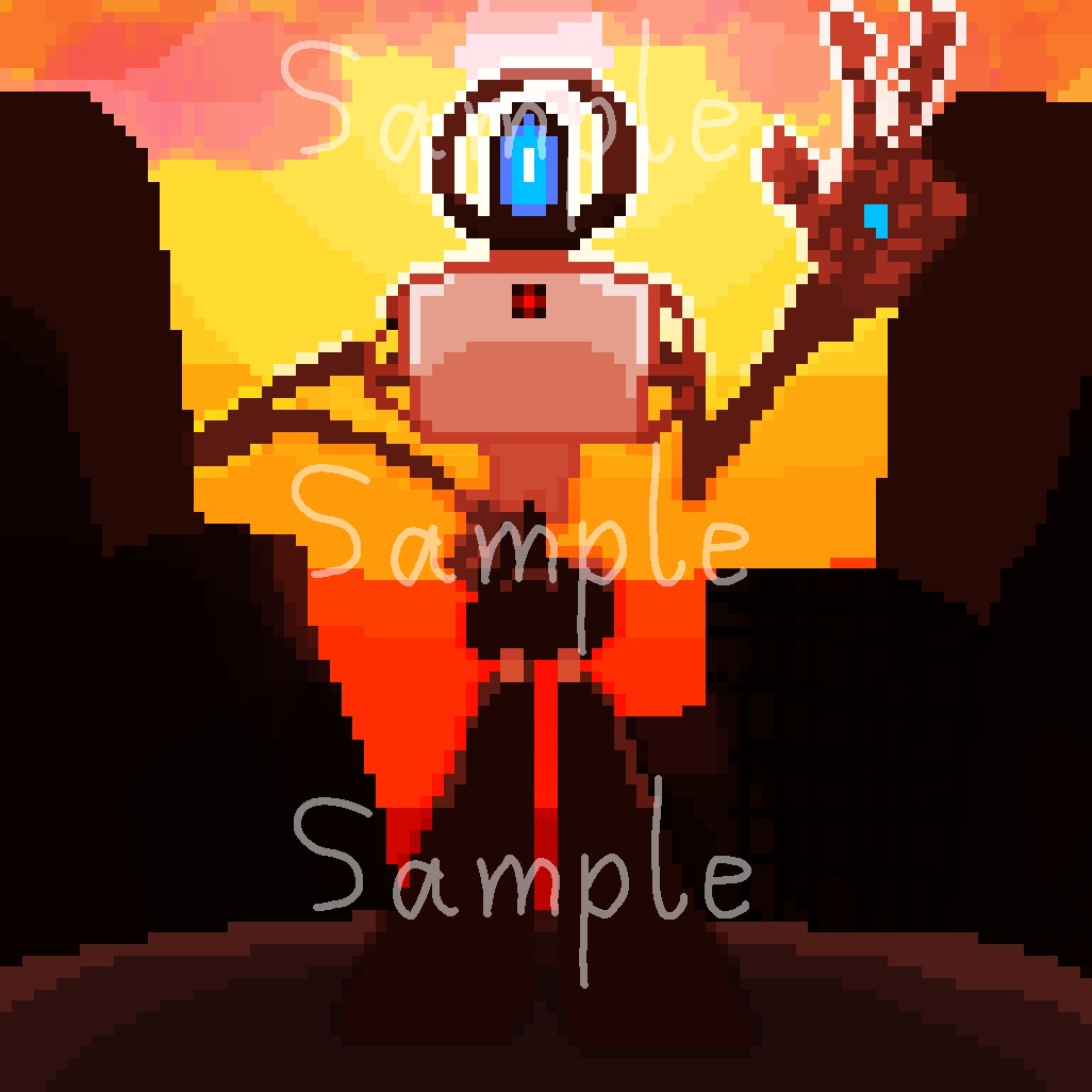 ドット絵制作します 12差分付き、ゲームのキャラチップや動画のドット絵等に！ イメージ8
