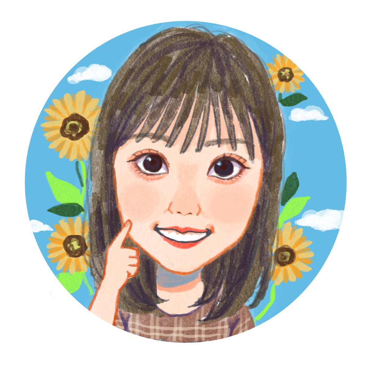デジタルでデフォルメ似顔絵描きます SNSやLINEなどのアイコンにどうぞ イメージ10
