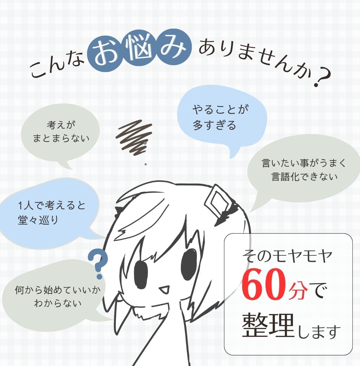 事業やサービスの考えを見える化します 商品・発信・事業の方向性を整理します イメージ2