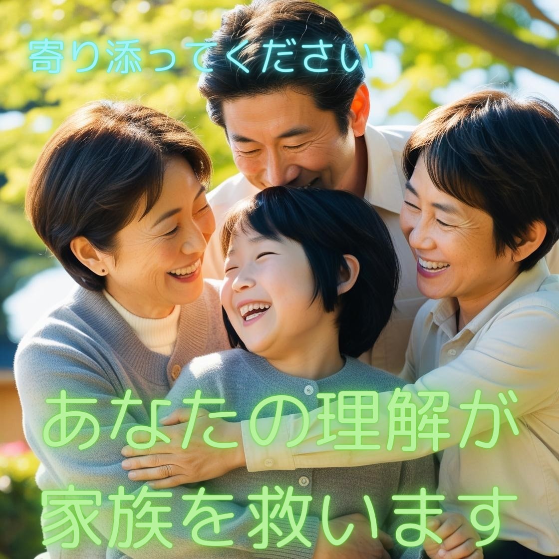 家族全員が障害者の私があなたの悩み、相談に乗ります 家族の障害、自分の障害、全てを知ってる私が寄り添います イメージ2