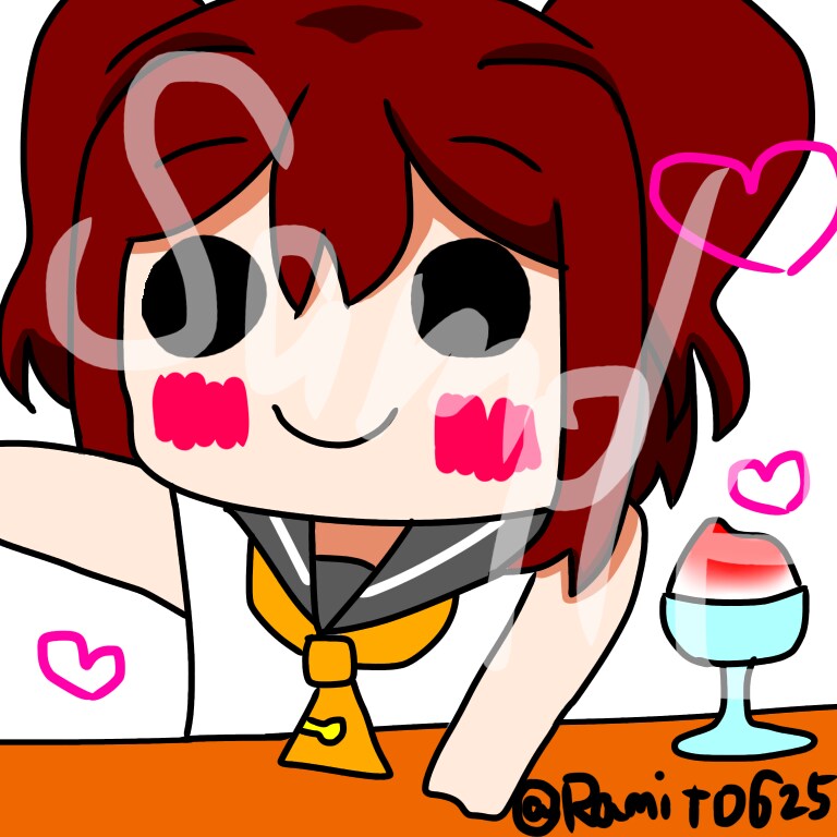 キャラクターのペア画アイコンかきます カップル･友達などペア画しませんか？？ イメージ2