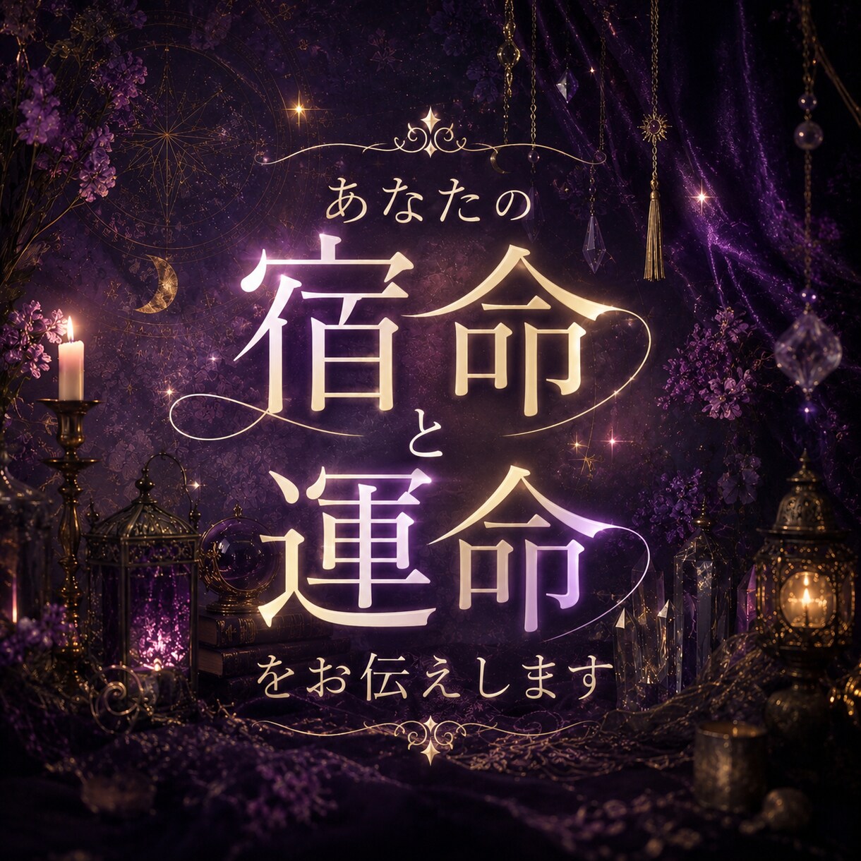 命理鑑定術であなたの背中をそっと押します 運命の分岐点に、光を灯します。 イメージ1