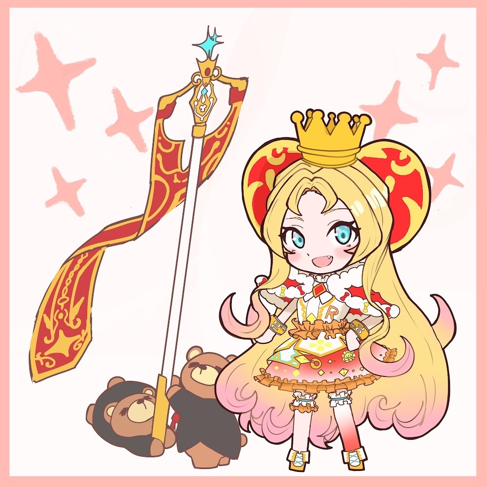 デフォルメキャラの1枚目描きます 小物・背景付きの1枚絵を描かせていただきます！ イメージ1