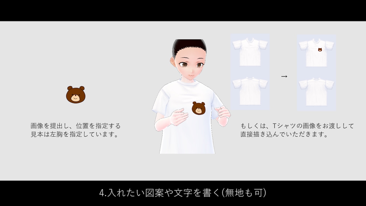 商用利用可　ルームウェアを着た3Dモデルを作ります 頭部をフルスクラッチで、体をVroidでお手軽に イメージ5