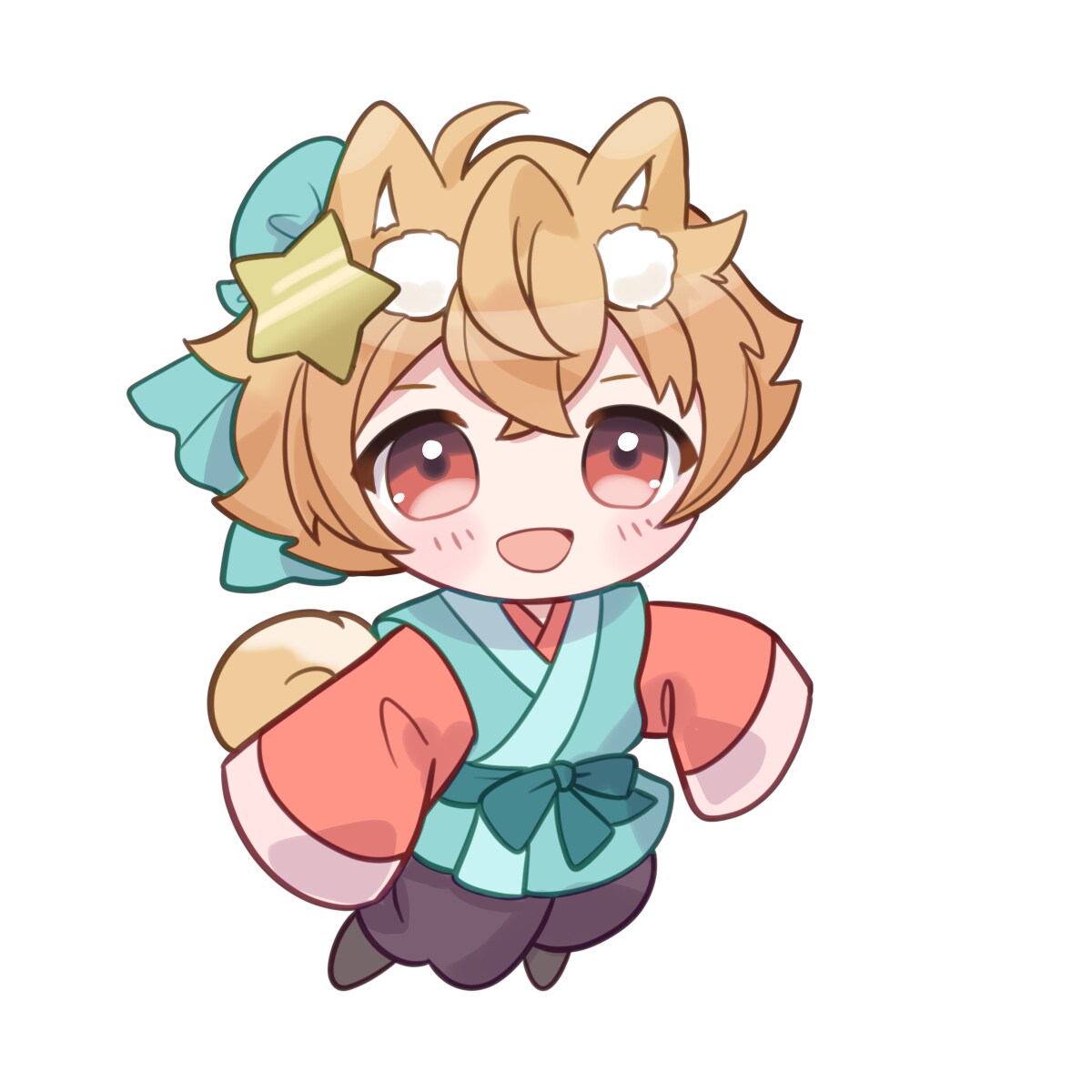 七夕のイラスト～織姫と彦星のSDイラスト制作します 七夕まつりに★単体もペアもおすすめです イメージ3