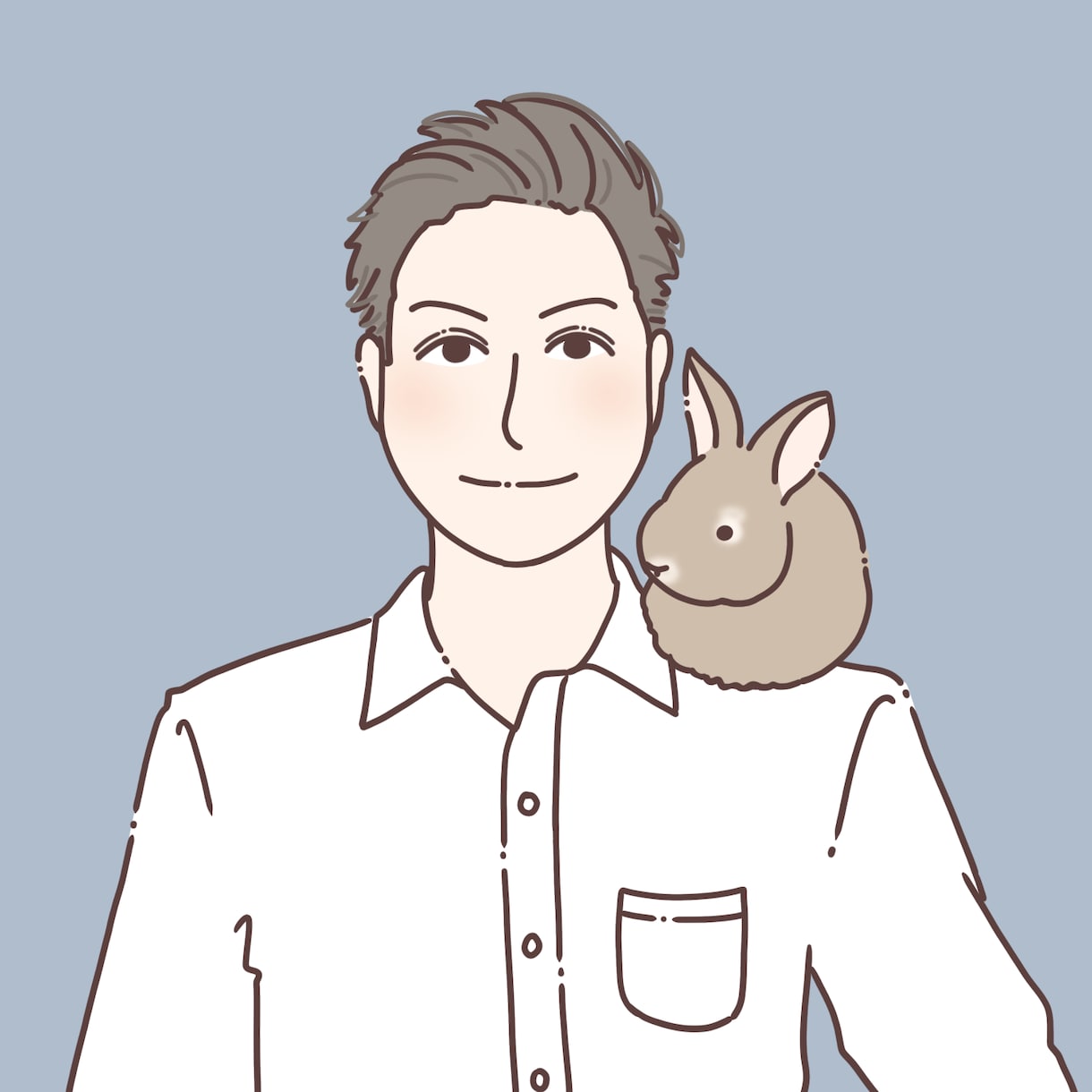 企業・ビジネスで使える親しみやすい似顔絵描きます シンプルで程よく美化したイラストアイコン！HPや名刺にも◎ イメージ5
