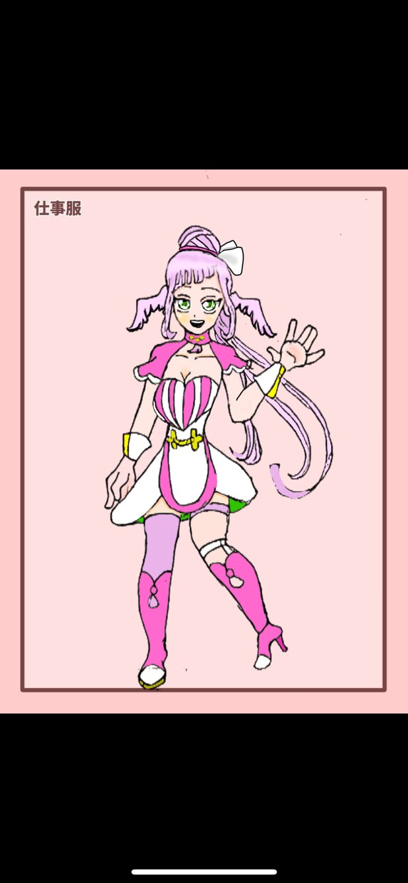 閲覧ありがとうございます。もえ様と言います プリキュアのような絵柄です。一つ一つ丁寧に描きます イメージ3