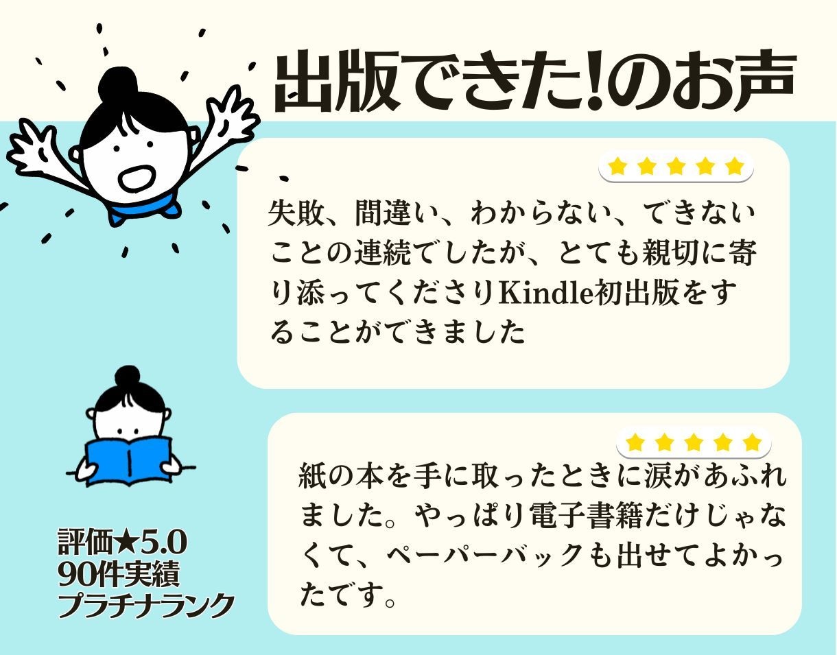 想いをカタチに｜電子書籍＆紙の本を同時出版します 丸投げNG。一緒に悩み、一緒に作り上げる注文の多い出版社です イメージ3