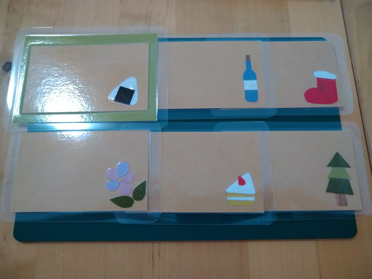 可愛い切り絵のプライスカード作ます ラミネートされたプライスカードなので、何度も書き直しできます イメージ6