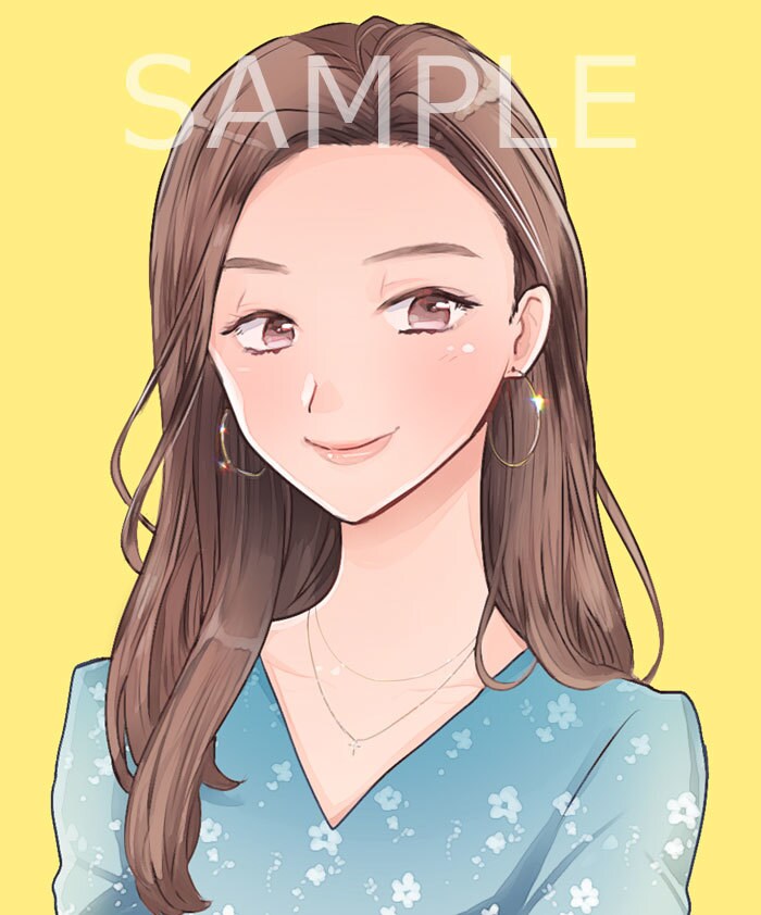 SNSアイコン/似顔絵アイコン描きます 可愛い女の子が得意です♪SNSで目を引くあなただけのイラスト イメージ9