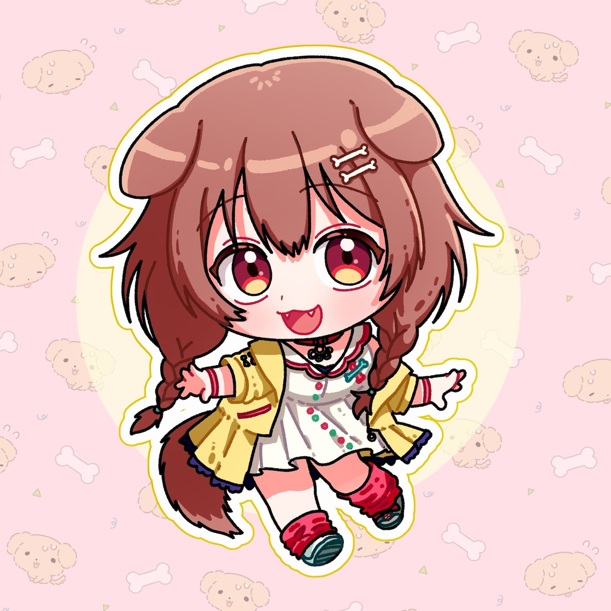 色彩が美しいSDミニキャライラスト制作しますます グッズ制作・VTuber・企業案件もお気軽にご相談ください！ イメージ1