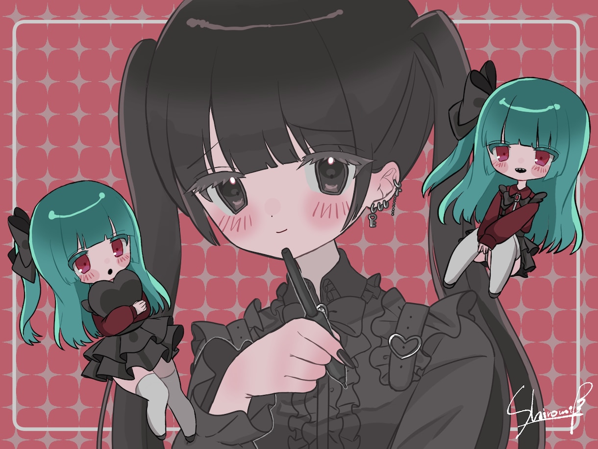 ポップでかわいいイラストをお届けします オリジナルキャラクターやVTuberのイラストが欲しい方に！ イメージ10