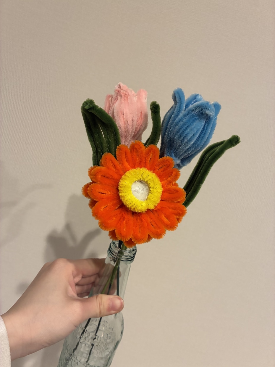 モールフラワーで枯れない花束をつくります モールのお花でお部屋を彩ろう！ イメージ2