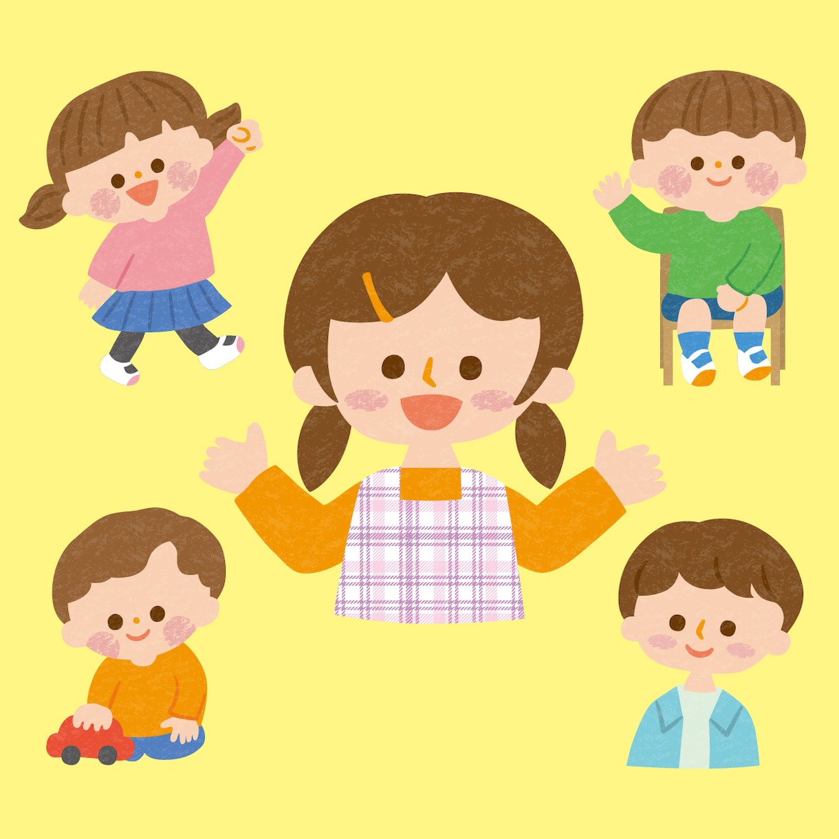 保育・教育・ファミリー・ママ向けイラスト描きます 挿絵やキャラクターデザインなど実績多数！挿絵やアイコンにも◎ イメージ1