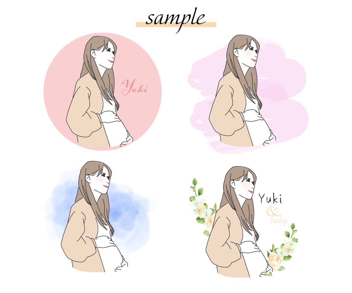 おしゃれなアイコンお作りします ☆写真をトレースして”美人風”アイコンお作りします☆ イメージ6