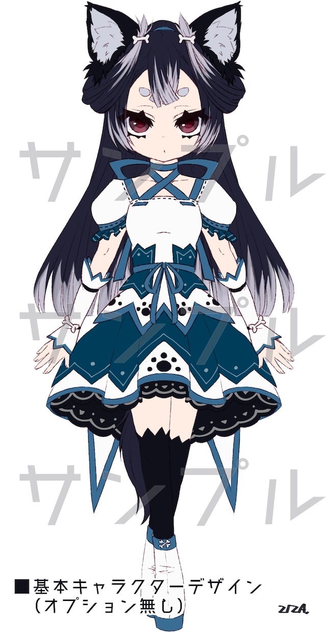 生物、物、虫の擬人化キャラクターをデザイン致します 個性的なVTuberデザインを希望されている方は是非！ イメージ4