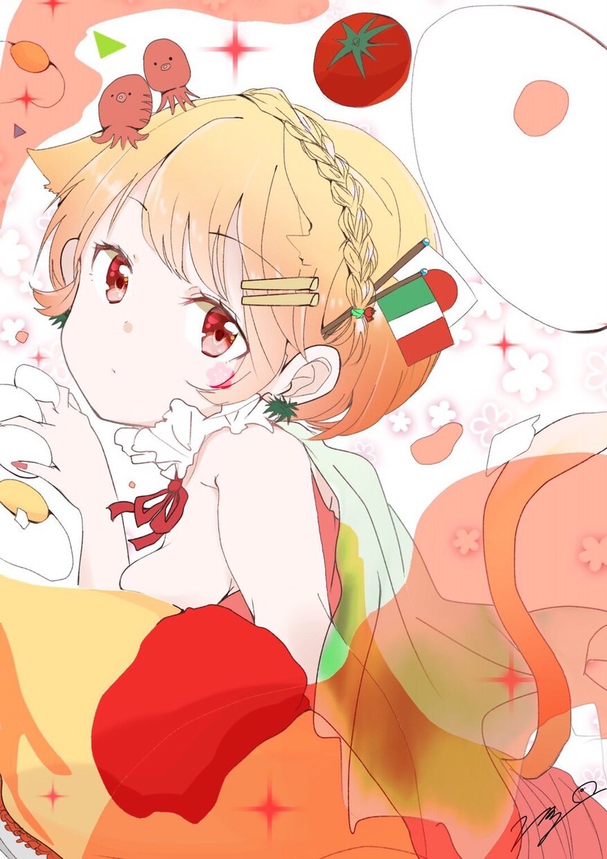 目を惹くイラストをかきます 二次創作やオリキャラなどもかいてます、SDや動画絵も化 イメージ1