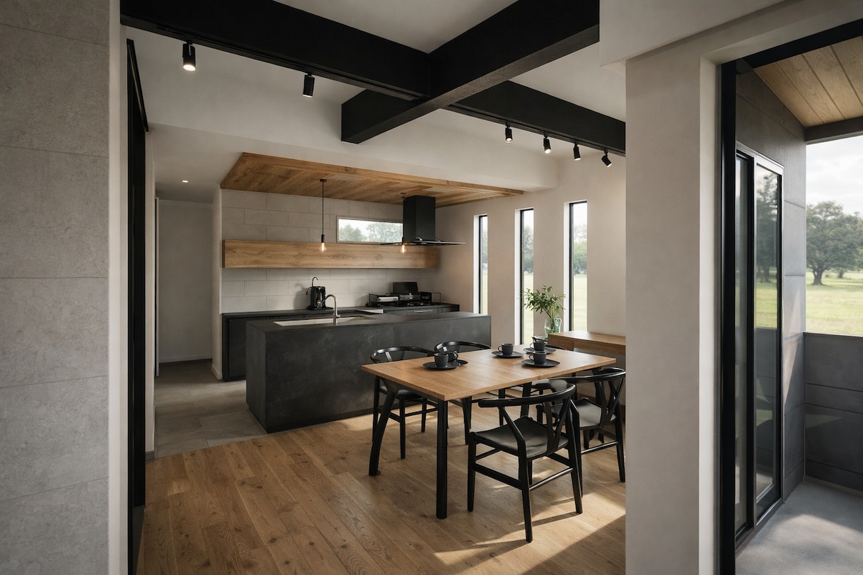 建築　外観パース作成＆アドバイス＆調整します 建築士兼デザイナー監修の　家が「カッコよくなる」お手伝い イメージ6