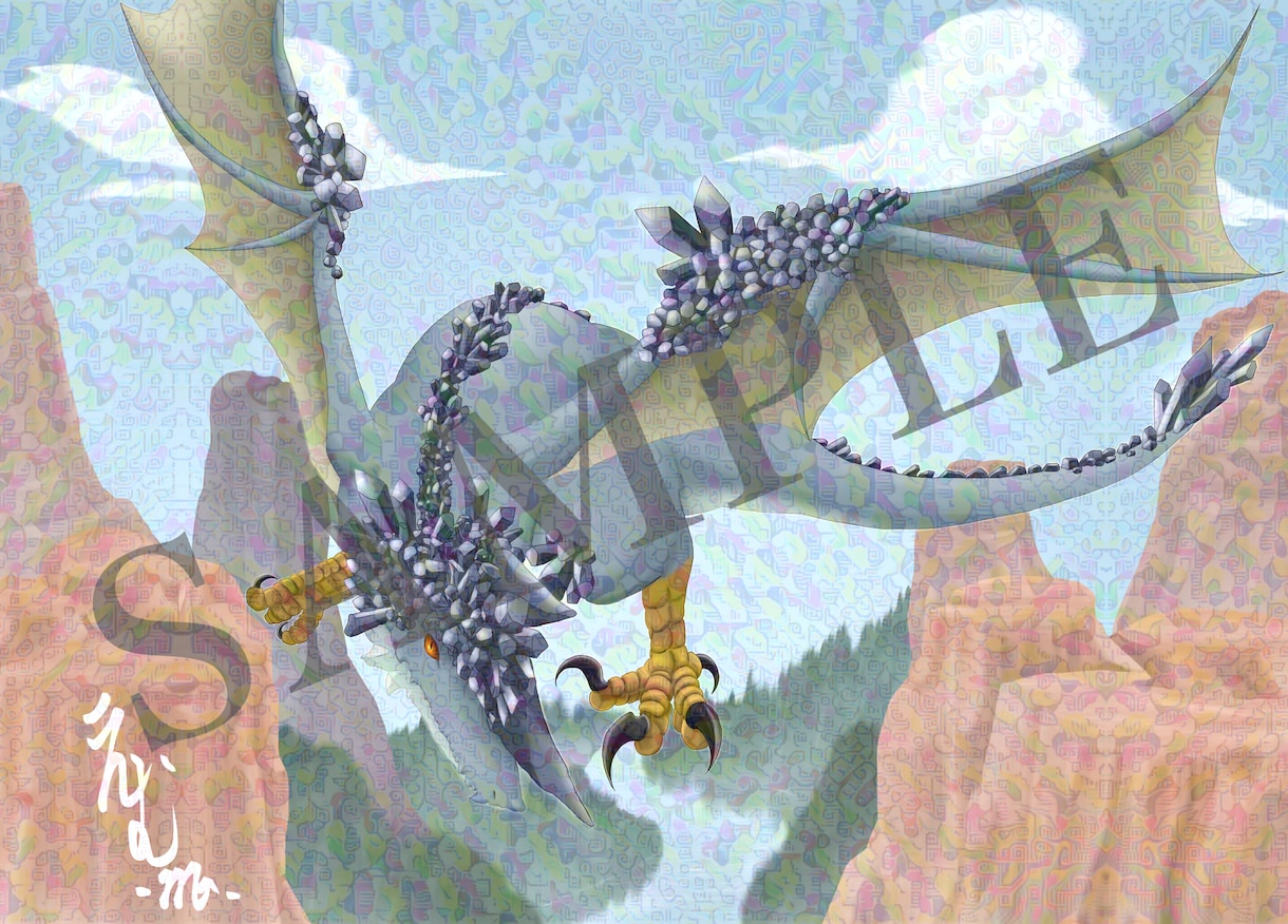 ゲーム制作者向け　ドラゴン・幻獣イラスト描きます ファンタジーオタクが作品の世界観をもっと素敵に彩ります。 イメージ1