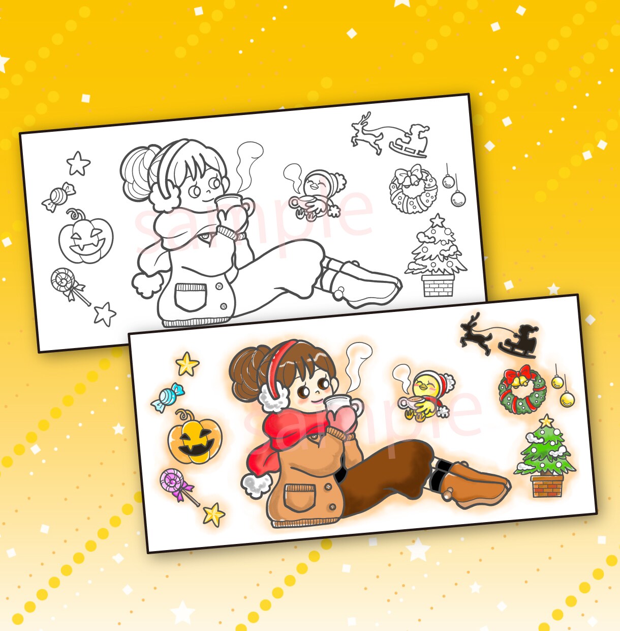 商用利用可！子供向けのオリジナルぬりえを作成します 店舗PRやキャンペーン、イベントでの配布やプレゼントにも！ イメージ8