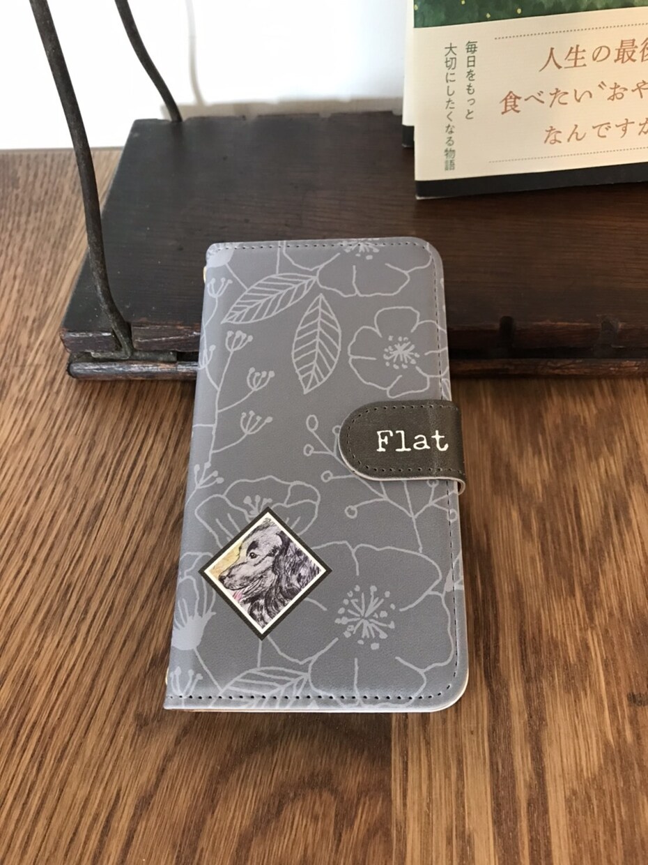 愛ペット似顔絵付iPhoneカバーデザインします 愛ペット似顔絵原画付となります。 イメージ5