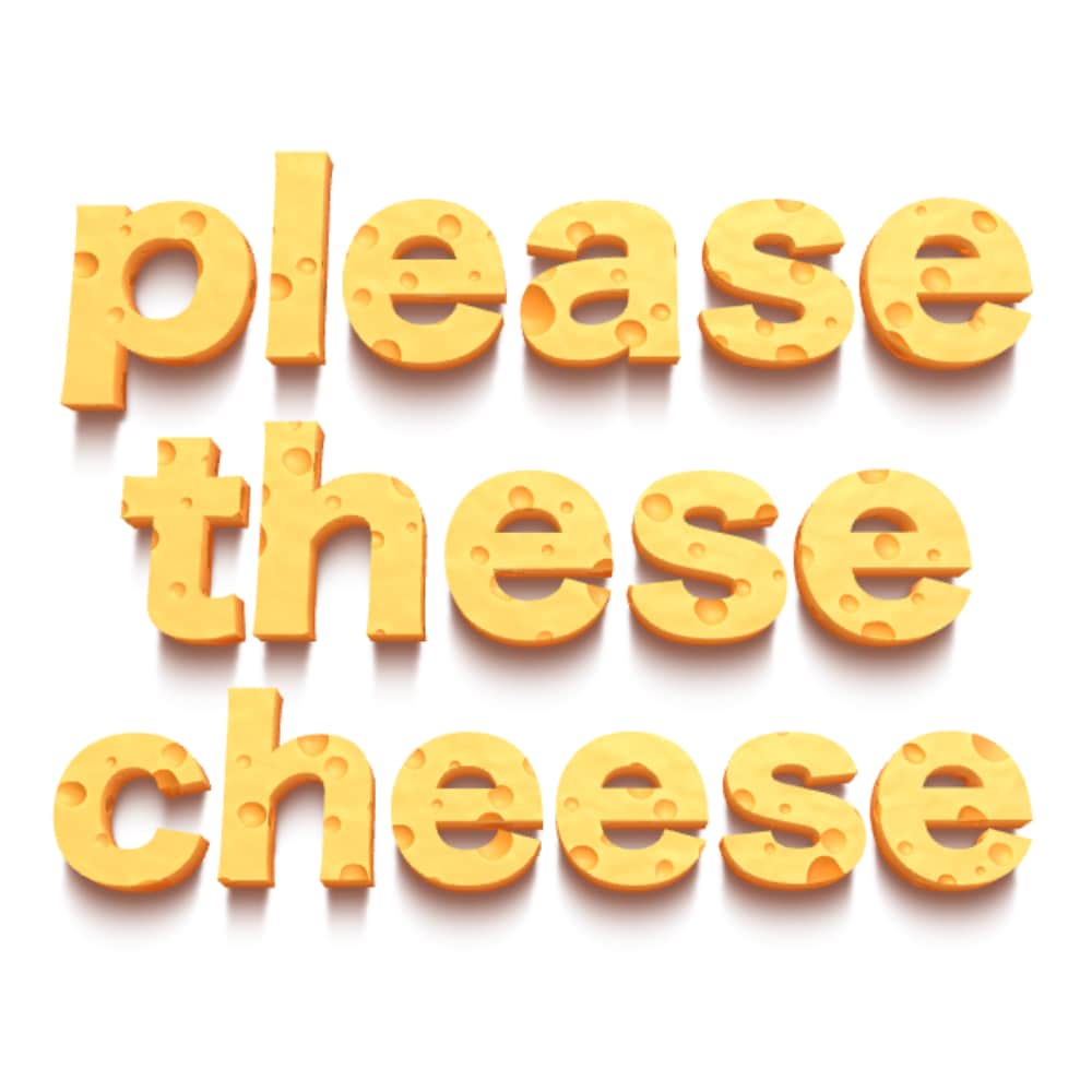 チーズ文字でワードロゴをつくります ニオイは全くしないチーズ風ロゴサービス イメージ1