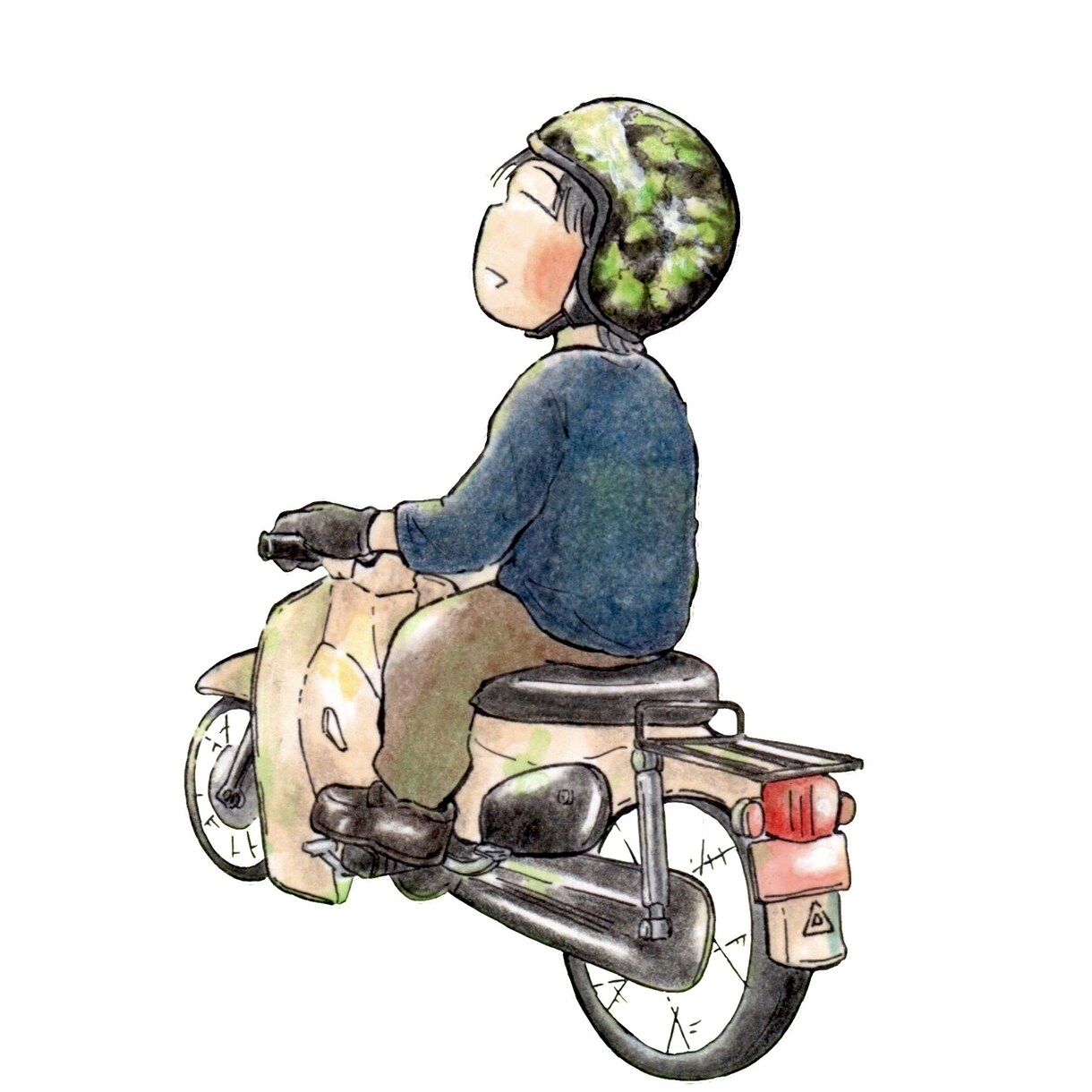 温かみのある手描きイラストを制作します 日常の一場面を、懐かしく、やさしいアナログタッチで描きます イメージ10