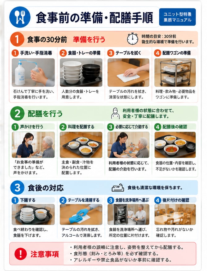 介護施設の業務マニュアルを作成しますます 介護現場経験を活かしA4一枚に見やすく整理 イメージ3
