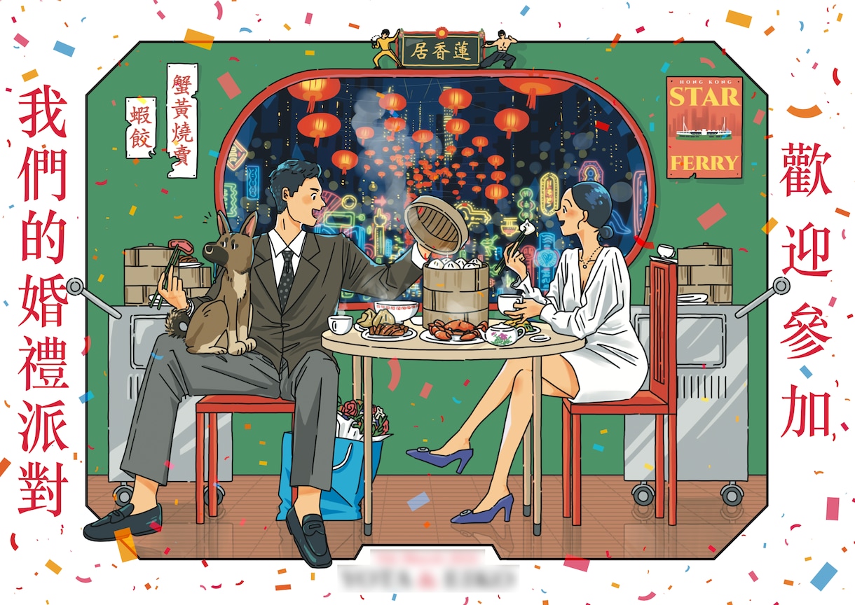 アクティブ×ポップなウェルカムボードを描きます 簡単なヒアリングであなたの理想を実現します！ イメージ6