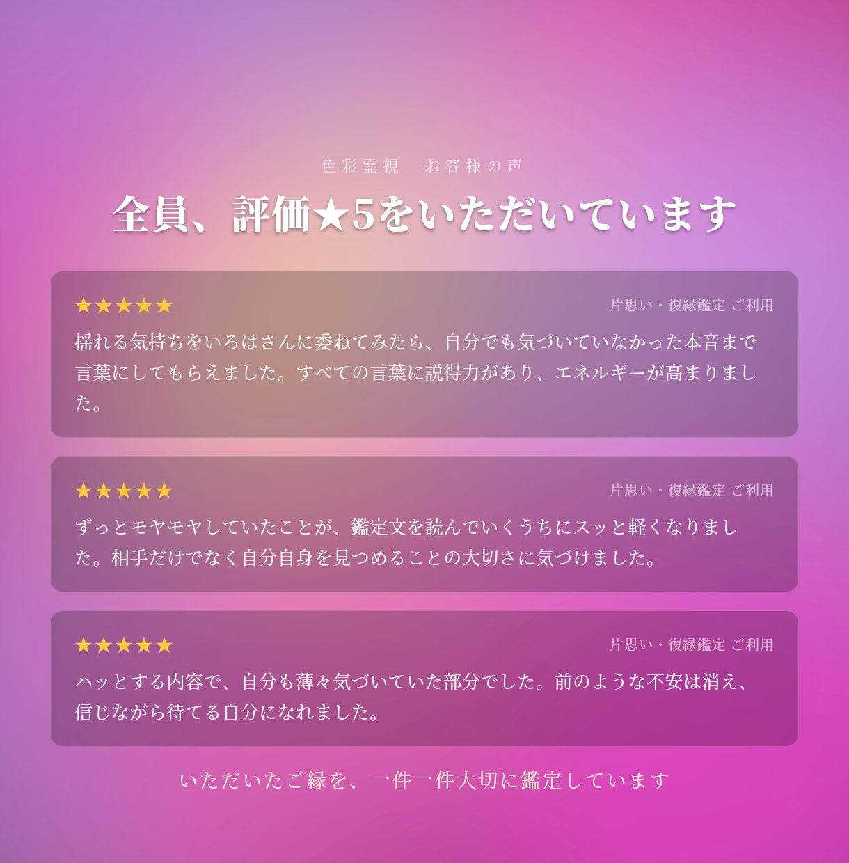 既読無視・音信不通【限定価格】1万文字で占います なぜ既読無視・音信不通になったのか？色彩霊視で鑑定 イメージ2