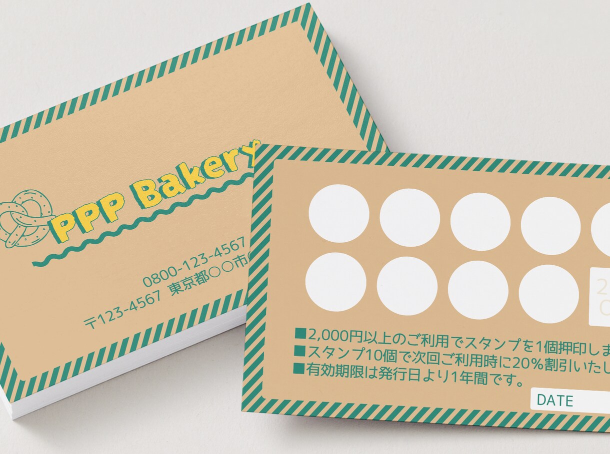 シンプル〜ポップな名刺・ショップカードお作りします 両面で3,500円！印象的な名刺・カード作ります。 イメージ8
