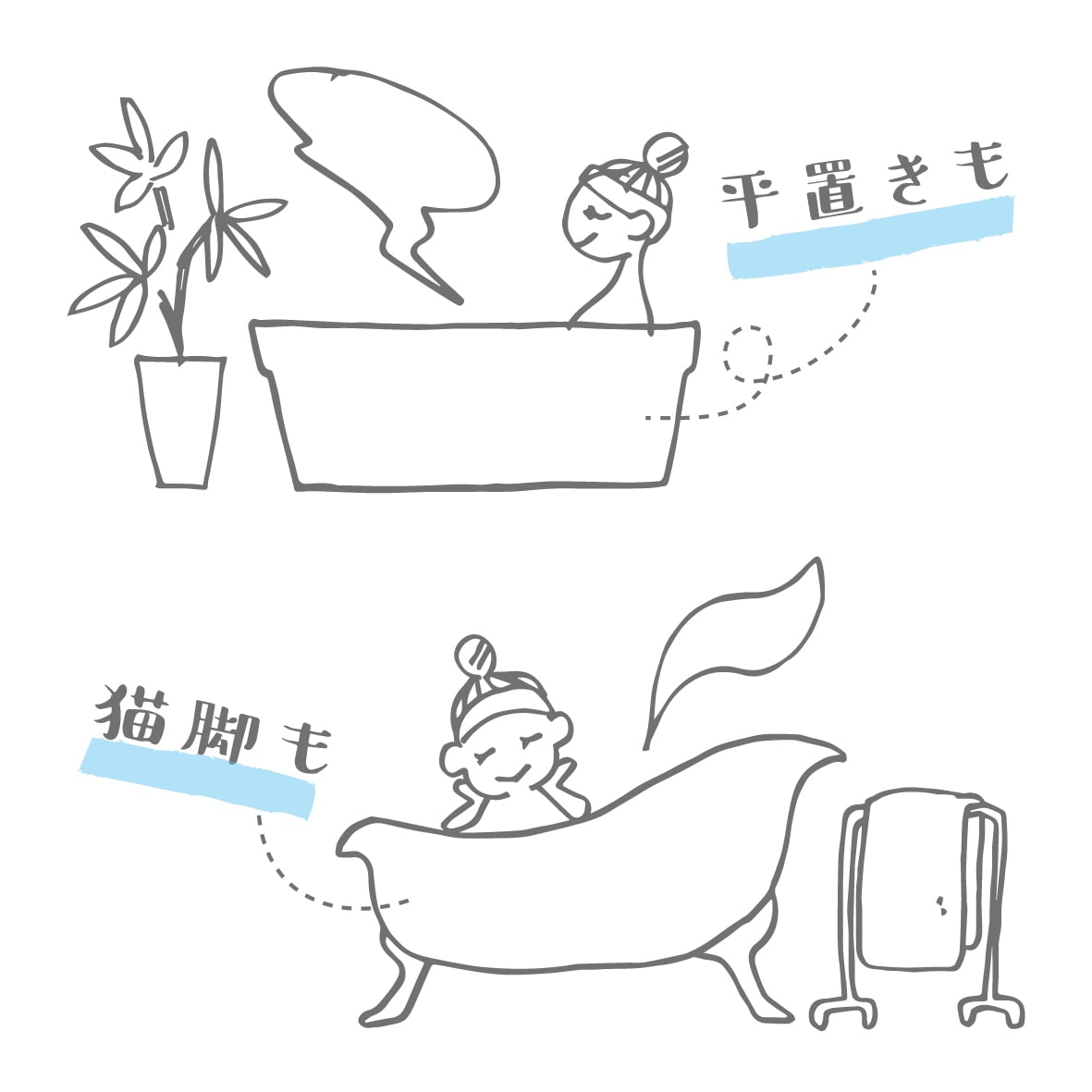 SNS広告などで使えるイラスト描きます 手描きのホンワカしたテイストで広告にアクセントを加えませんか イメージ6