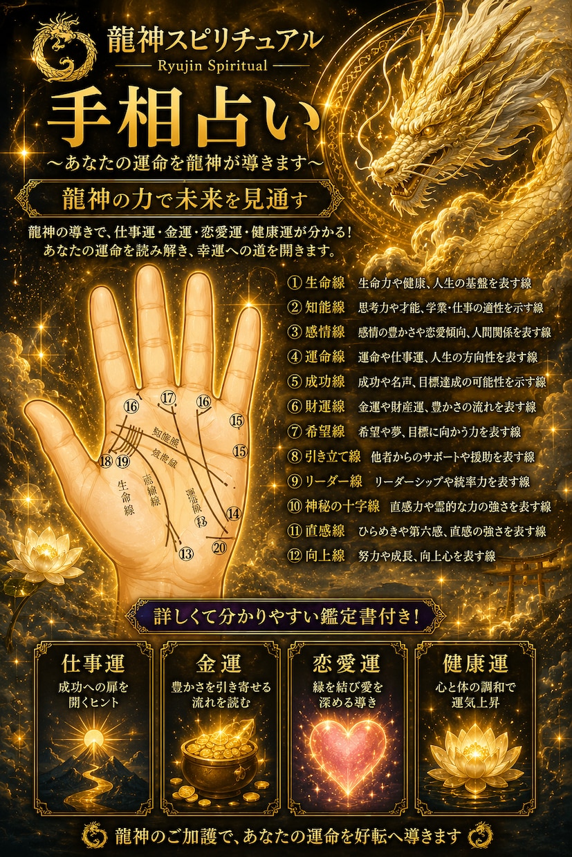 自分が生まれ持っている力を知る事から開運します 誰にも、ちゃんと見てもらえたことがない、あなたへ イメージ10