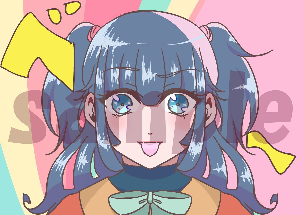 アニメ風(動画も可)のアイコン作ります アニメ風のイラストから目パチ、口ぱちまで任せて下さい！ イメージ3