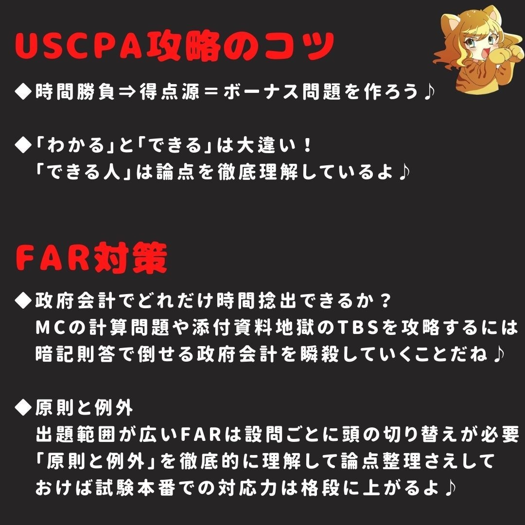 USCPA合格者がFAR攻略ノートを販売します 7ヶ月でUSCPA全科目合格のノウハウを凝縮した完全攻略本 イメージ2