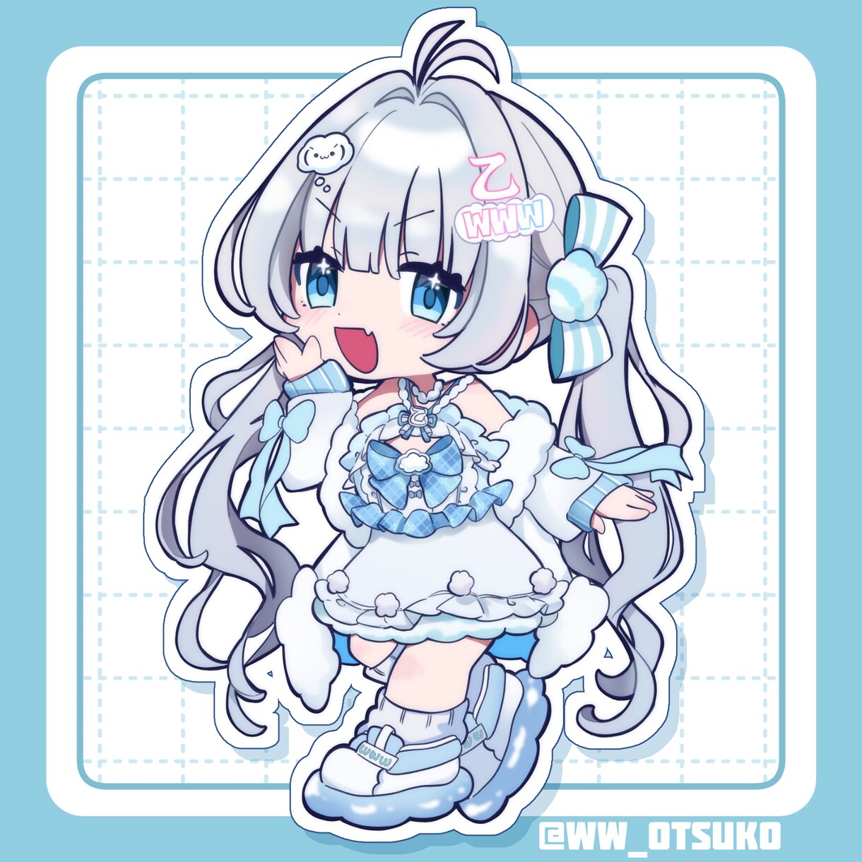 スピード納品！ミニキャラ・SDキャラお描きします 配信者、Vtuberのグッズ制作、アイコンなどに！ イメージ3