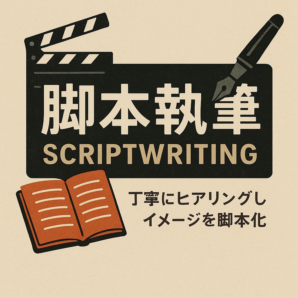 プロの脚本家が演劇・映像用の脚本を執筆します 受賞歴多数の現役脚本家が、あなたの構想を「魅せる」台本に。 イメージ1
