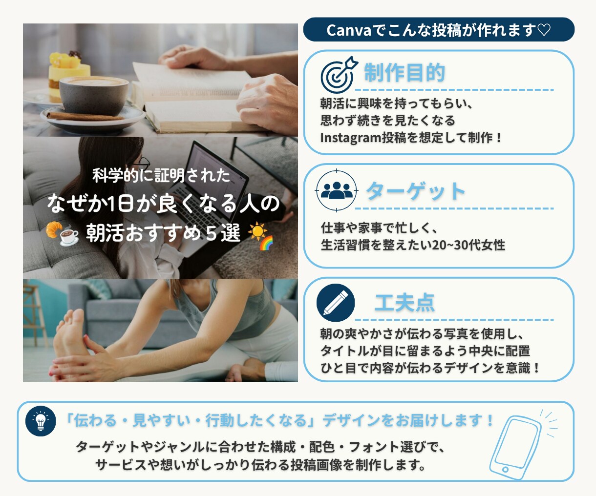 Instagram運用を丁寧にサポートします 発信内容から運用の方向性まで丁寧にサポートします イメージ5