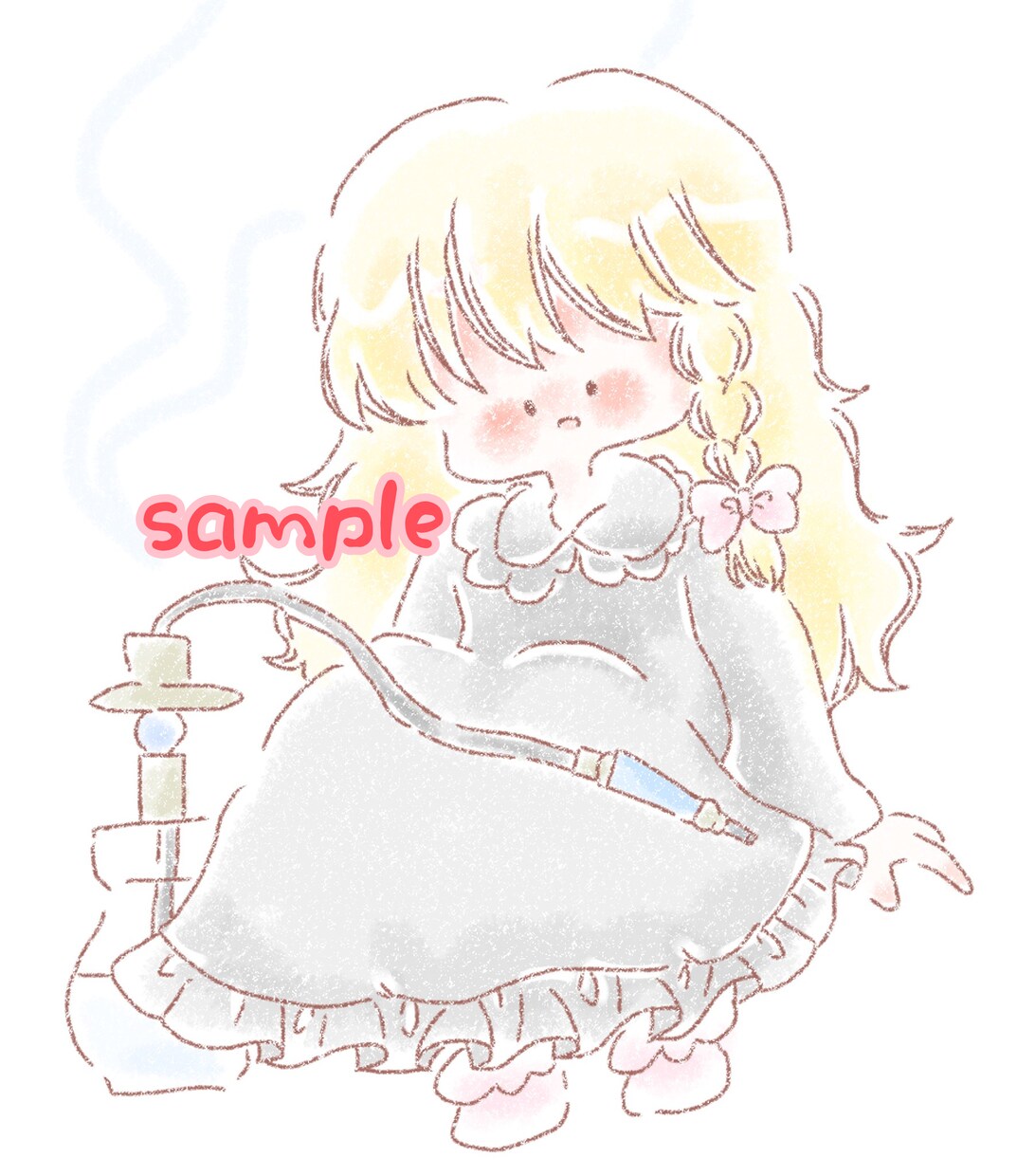 ゆるふわミニキャライラスト描きます 【2000円】絵本のようなほんわかイラストを描きます イメージ1