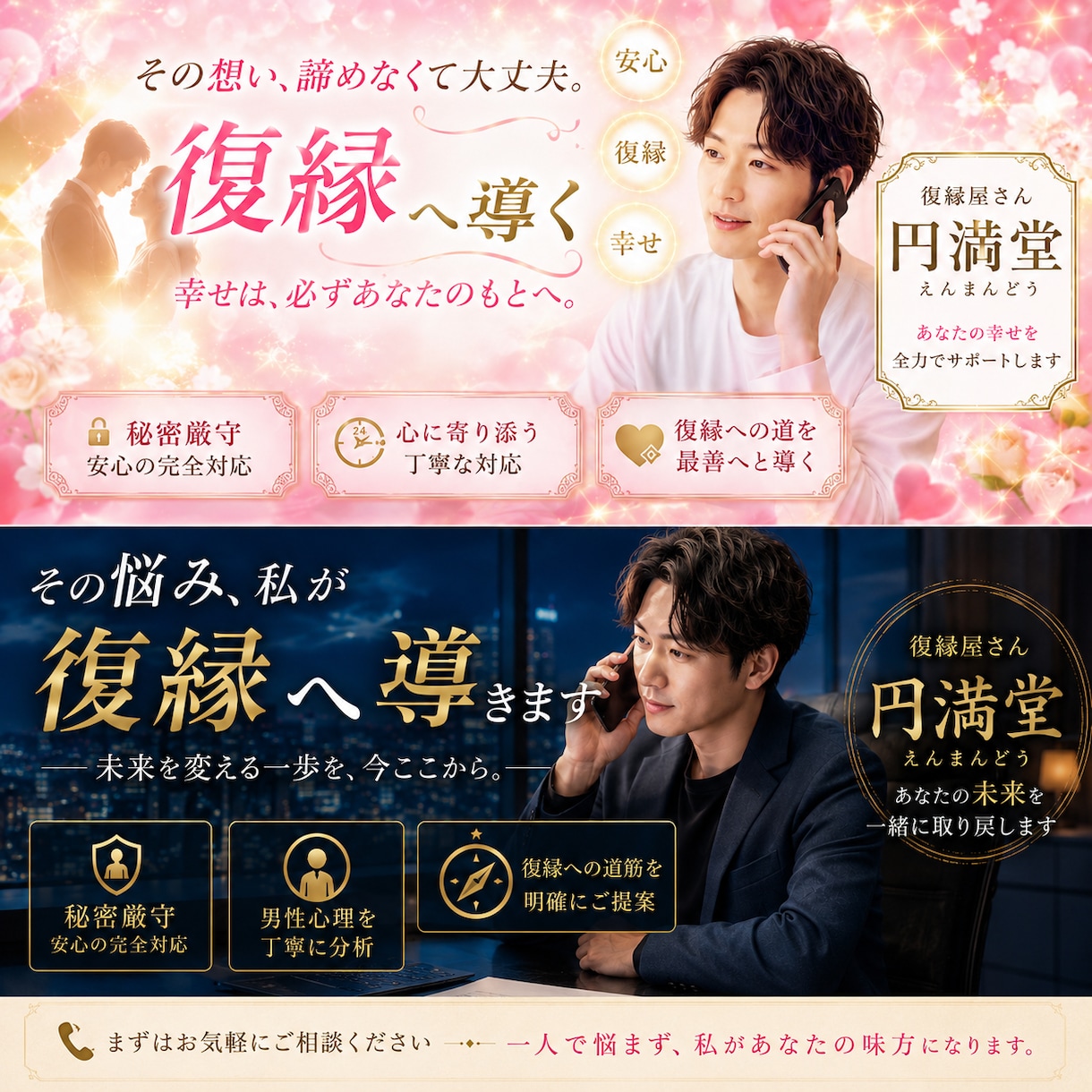 復縁希望の方、ご相談承ります 男女のトラブル２０年以上プロが知識を惜しみなく伝えます！ イメージ1