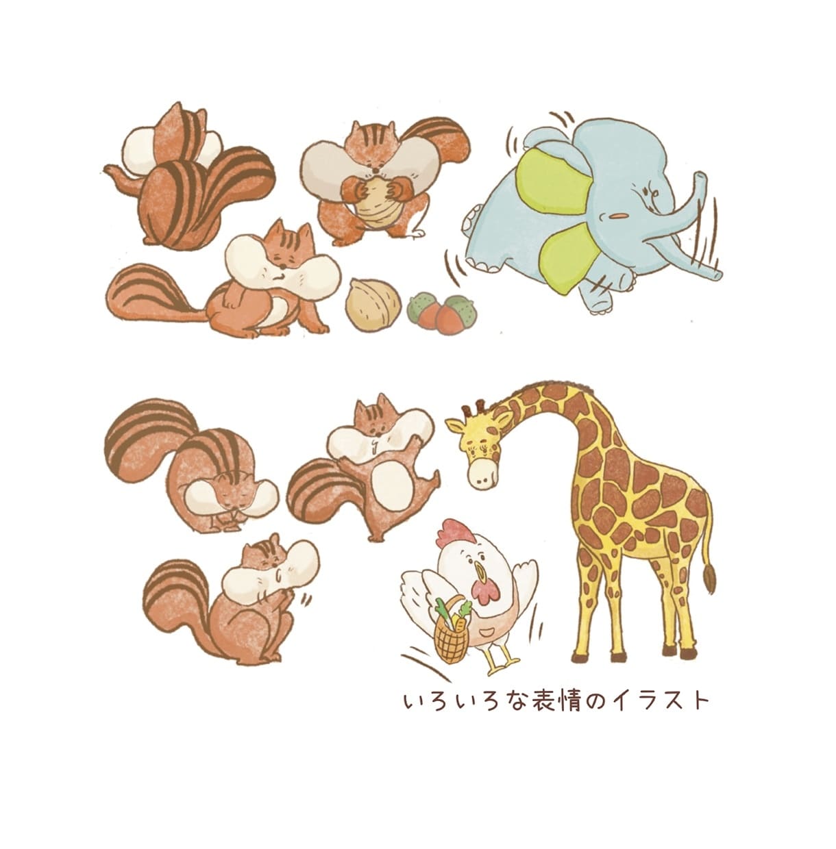 個性バツグン！お茶目でかわいいキャラクター描きます 親しみのあるアイコン、挿絵で思わずほっこり！ イメージ3