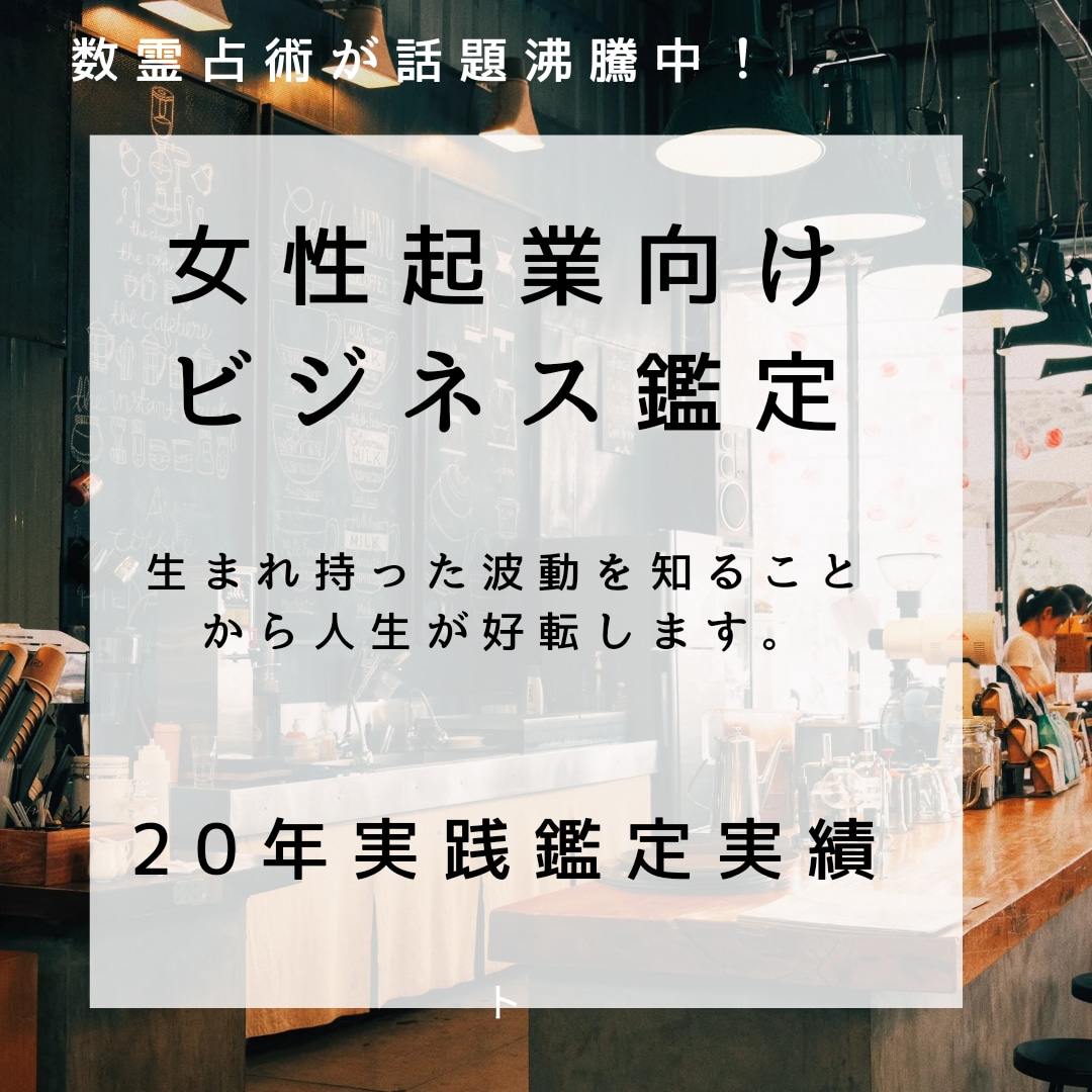 女性起業向け売上up!の為のビジネス診断をします 現在のビジネス環境を診断し、改善のアドバイスを致します。 イメージ1