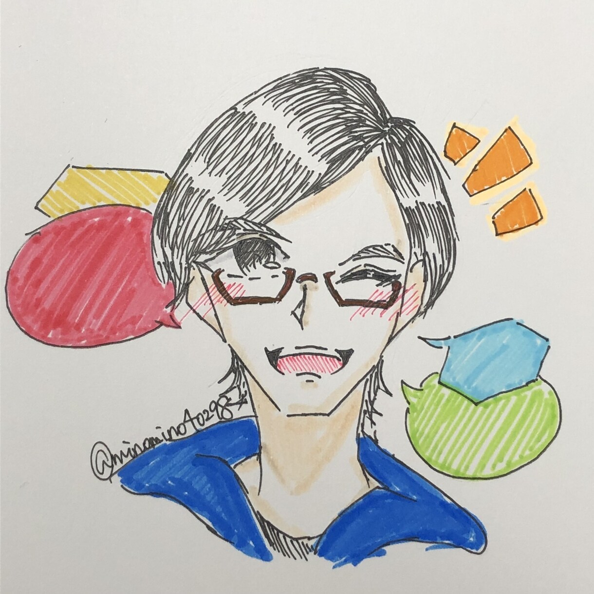 似顔絵アイコン、イラスト作ります 見た方みんなが笑顔になるイラスト描きます！ イメージ1