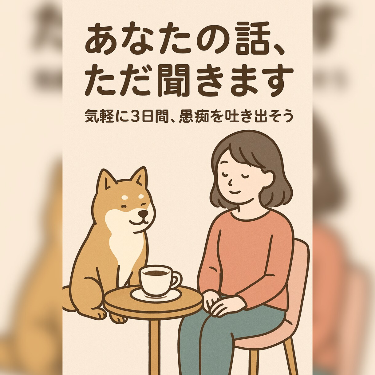 寝れない夜も安心3日間チャットで話し相手になります 「通話が苦手でも安心の話し相手」 イメージ1
