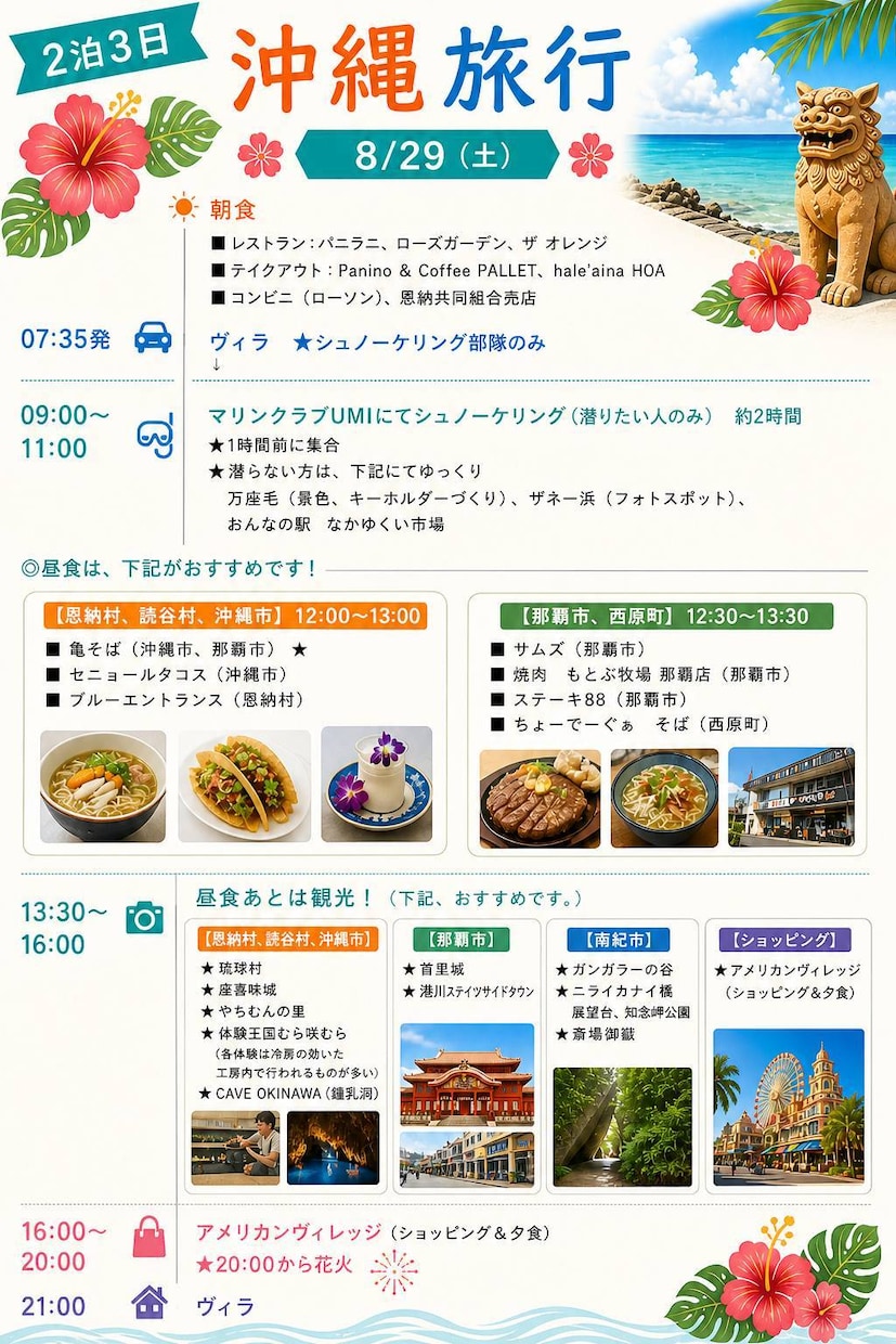 旅行雑誌みたいな旅のしおりを作成します 旅行プラン・行程表をオーダーメイド作成 イメージ5