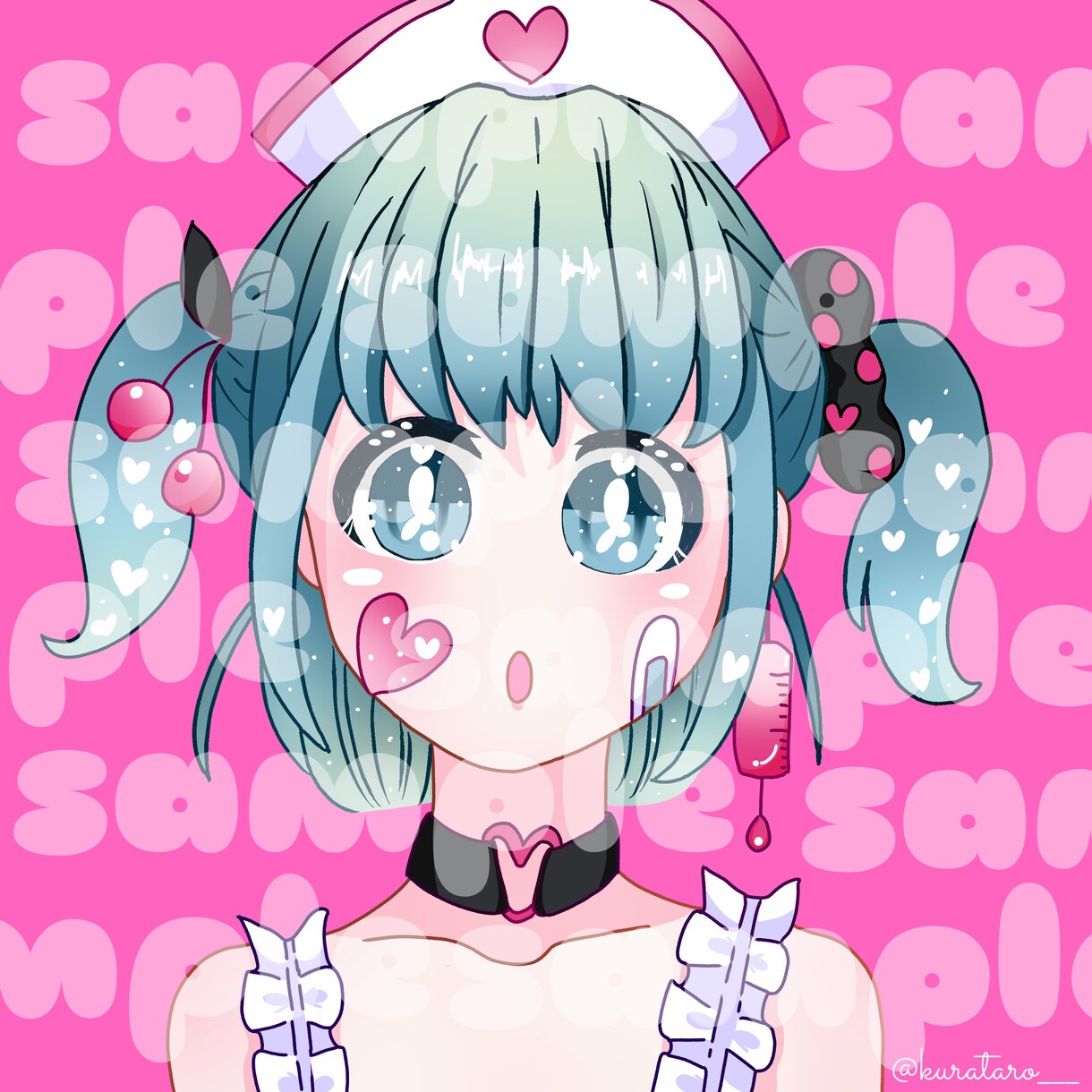 SNSで使えるかわいいアイコンを安く制作します 本人様の写真や、好きな色・絵文字からオリジナルアイコンを！ イメージ4