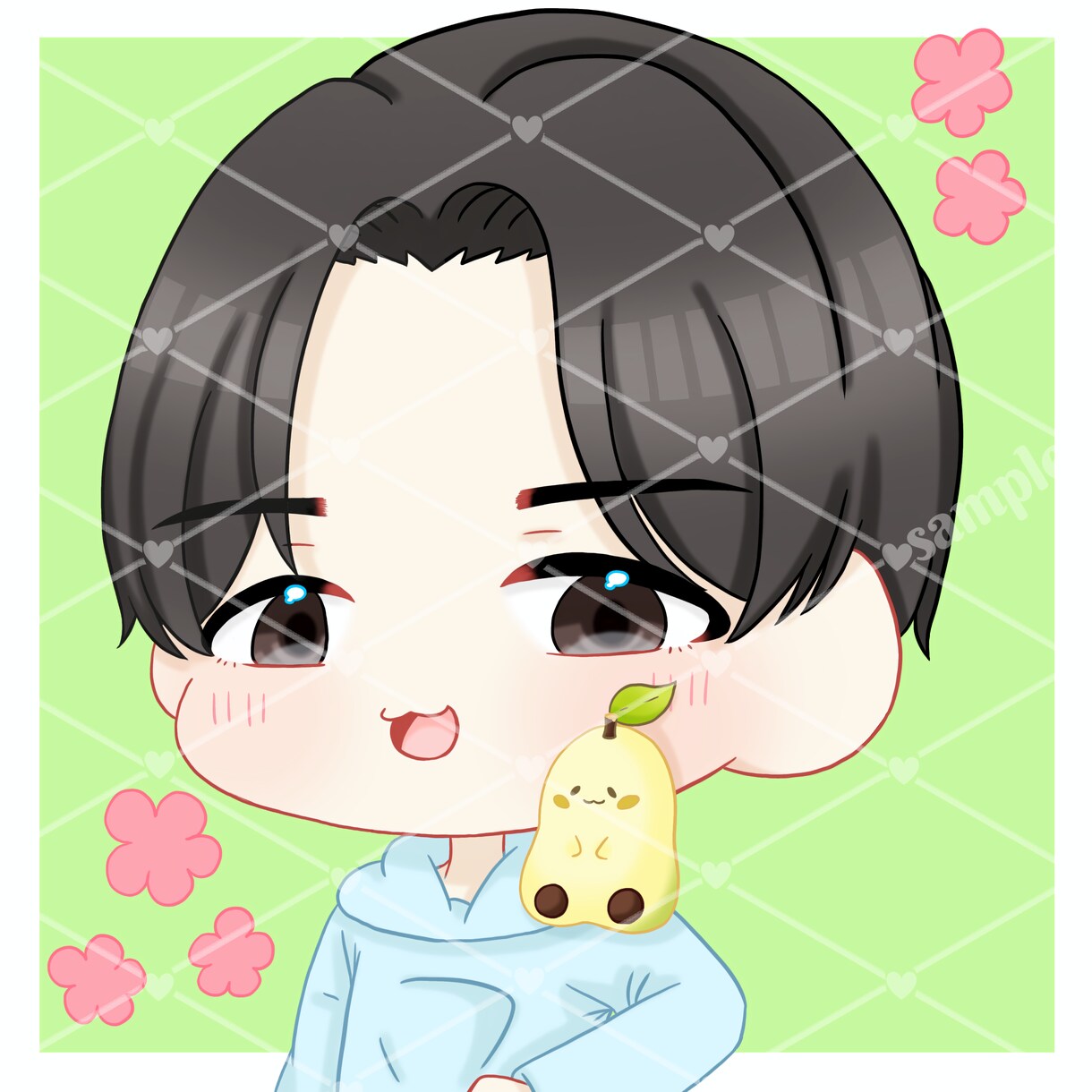 もちっとかわいいアイコン描きます 商用利用できるもちもちなSDイラスト イメージ6