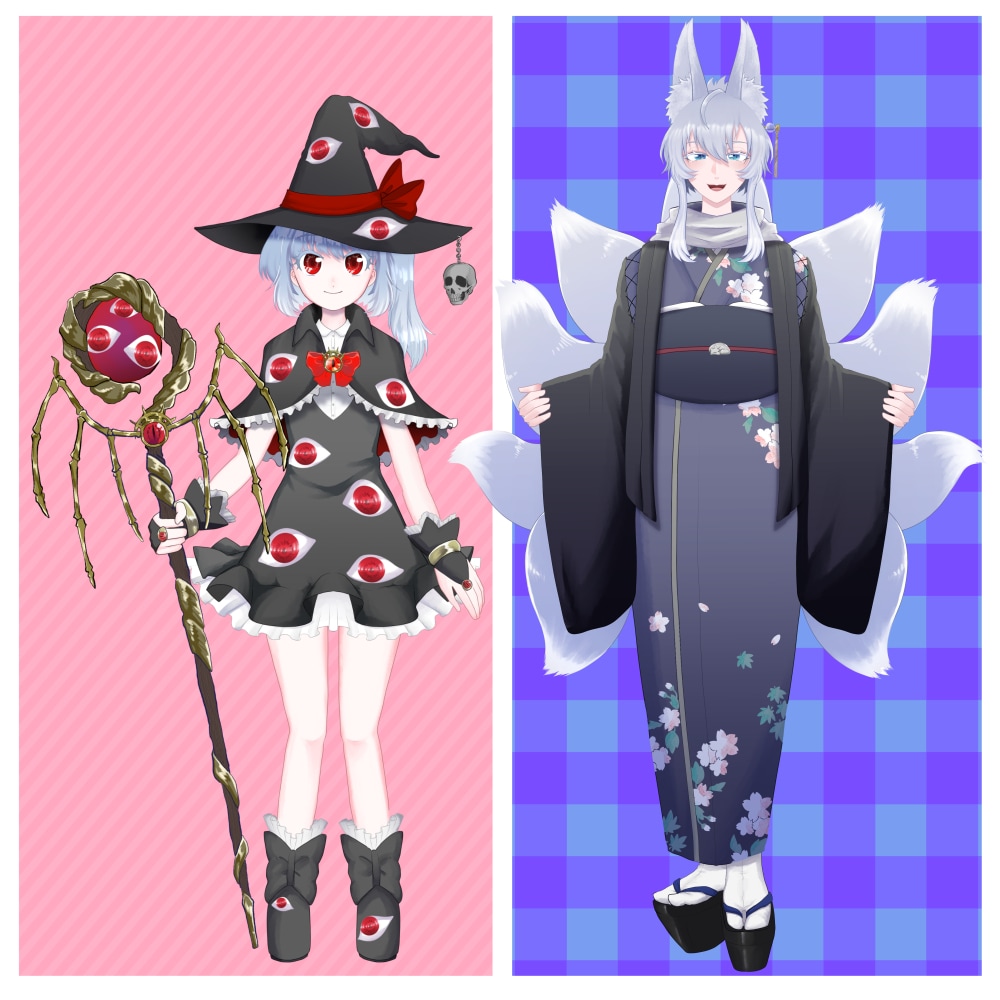 TRPG等に使用する立ち絵を描かせていただきます キャラクターデザインから差分作成まで イメージ1