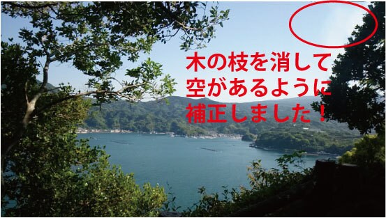 画像データに写っている余分なモノを消します 惜しい残念な写真を生まれ変わらせます♪ イメージ3